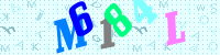 Blue Captcha Image
