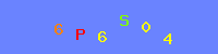 Blue Captcha Image