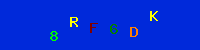 Blue Captcha Image