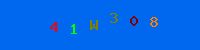 Blue Captcha Image