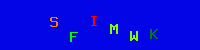 Blue Captcha Image