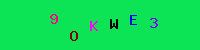 Blue Captcha Image