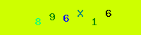 Blue Captcha Image