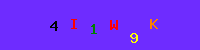 Blue Captcha Image
