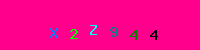 Blue Captcha Image