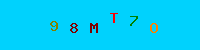 Blue Captcha Image
