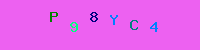 Blue Captcha Image