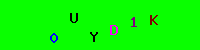 Blue Captcha Image