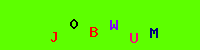 Blue Captcha Image