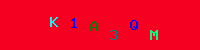 Blue Captcha Image