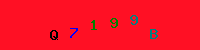 Blue Captcha Image