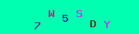 Blue Captcha Image
