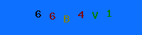 Blue Captcha Image