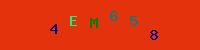 Blue Captcha Image