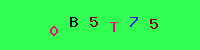 Blue Captcha Image