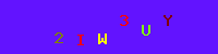 Blue Captcha Image