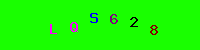 Blue Captcha Image