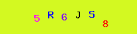 Blue Captcha Image
