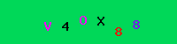 Blue Captcha Image