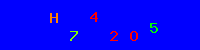 Blue Captcha Image