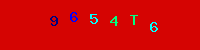 Blue Captcha Image