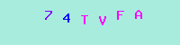 Blue Captcha Image