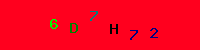 Blue Captcha Image