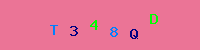 Blue Captcha Image