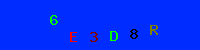 Blue Captcha Image