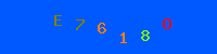 Blue Captcha Image