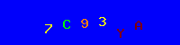 Blue Captcha Image