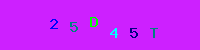 Blue Captcha Image