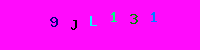 Blue Captcha Image