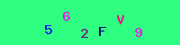Blue Captcha Image