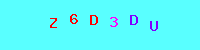 Blue Captcha Image