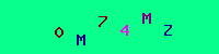 Blue Captcha Image
