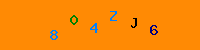 Blue Captcha Image