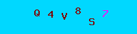 Blue Captcha Image