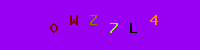 Blue Captcha Image
