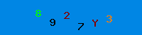 Blue Captcha Image