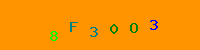 Blue Captcha Image