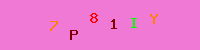 Blue Captcha Image