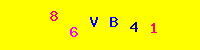 Blue Captcha Image