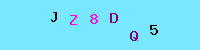 Blue Captcha Image