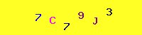 Blue Captcha Image