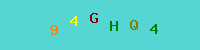 Blue Captcha Image