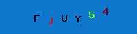 Blue Captcha Image