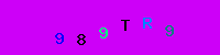 Blue Captcha Image