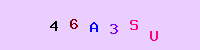 Blue Captcha Image