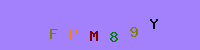 Blue Captcha Image